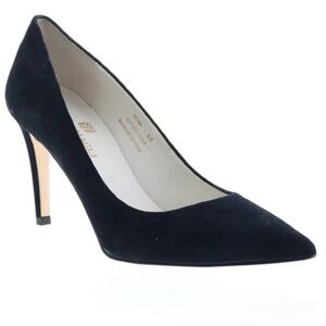 Bruno Magli black suede pump
